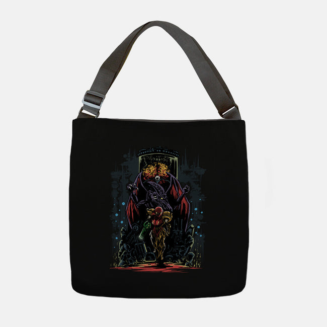 Painting Of The Bounty Hunter-None-Adjustable Tote-Bag-zascanauta