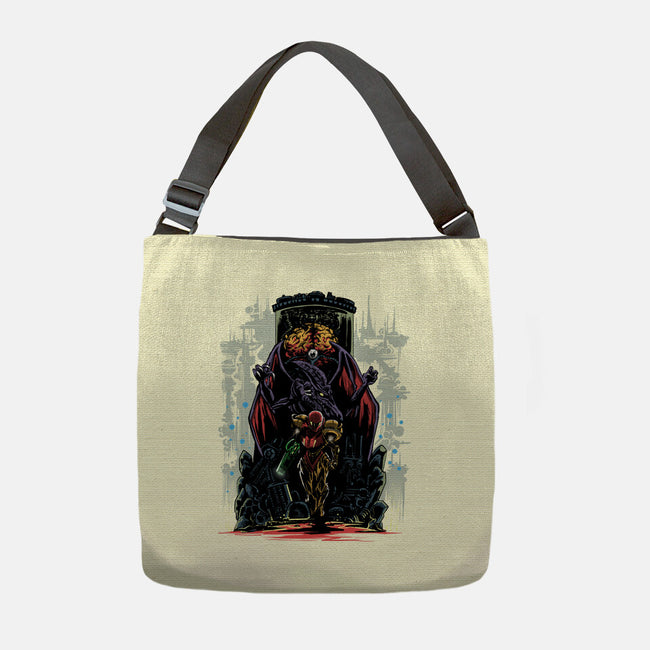 Painting Of The Bounty Hunter-None-Adjustable Tote-Bag-zascanauta