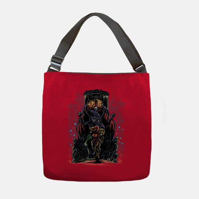 Painting Of The Bounty Hunter-None-Adjustable Tote-Bag-zascanauta