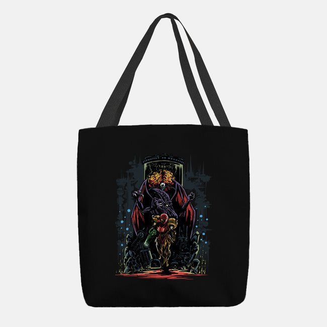 Painting Of The Bounty Hunter-None-Basic Tote-Bag-zascanauta