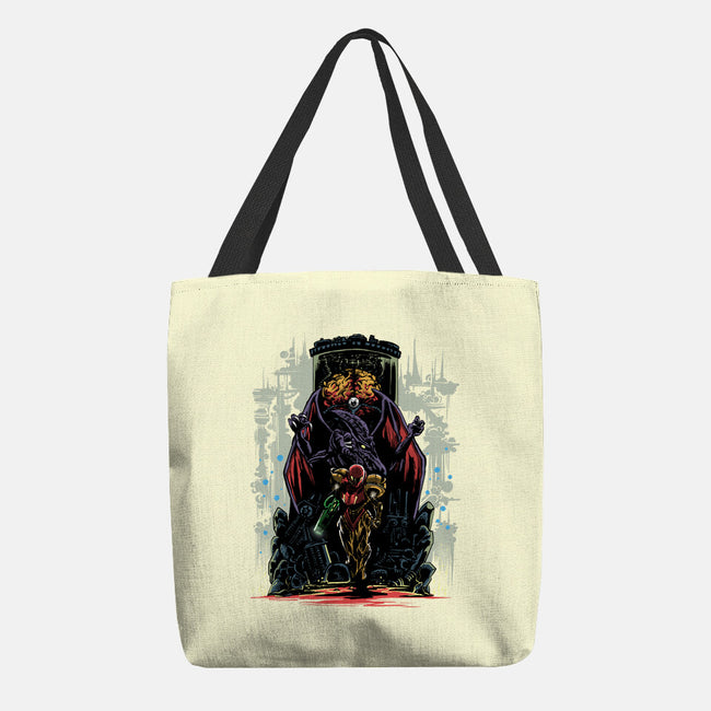 Painting Of The Bounty Hunter-None-Basic Tote-Bag-zascanauta