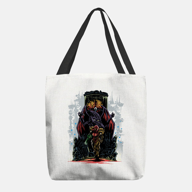 Painting Of The Bounty Hunter-None-Basic Tote-Bag-zascanauta