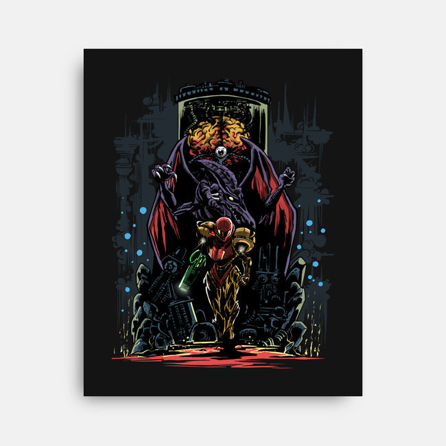 Painting Of The Bounty Hunter-None-Stretched-Canvas-zascanauta