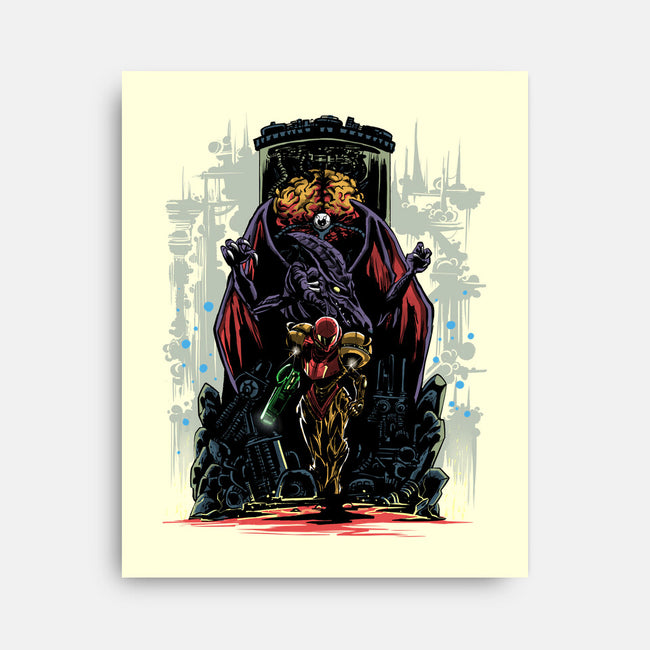 Painting Of The Bounty Hunter-None-Stretched-Canvas-zascanauta