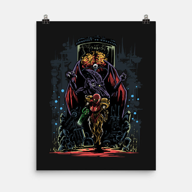 Painting Of The Bounty Hunter-None-Matte-Poster-zascanauta