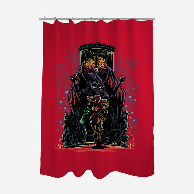 Painting Of The Bounty Hunter-None-Polyester-Shower Curtain-zascanauta