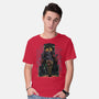 Painting Of The Bounty Hunter-Mens-Basic-Tee-zascanauta