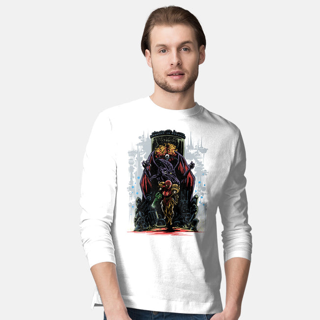 Painting Of The Bounty Hunter-Mens-Long Sleeved-Tee-zascanauta
