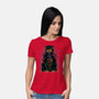 Painting Of The Bounty Hunter-Womens-Basic-Tee-zascanauta