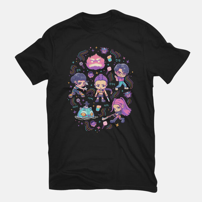 Happy Honmoon-Unisex-Basic-Tee-Geekydog