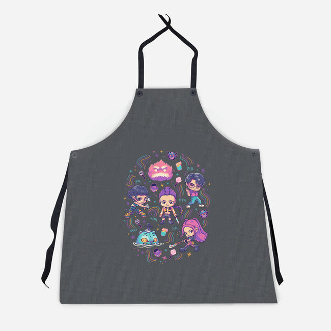 Happy Honmoon-Unisex-Kitchen-Apron-Geekydog