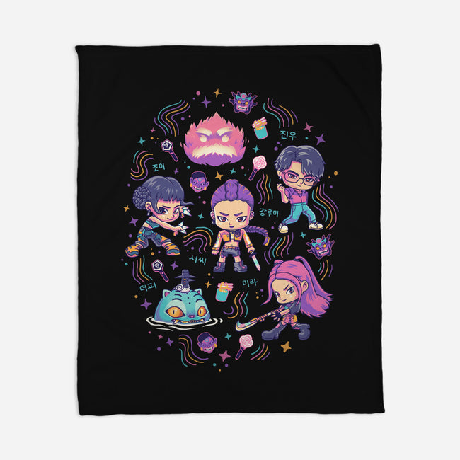 Happy Honmoon-None-Fleece-Blanket-Geekydog