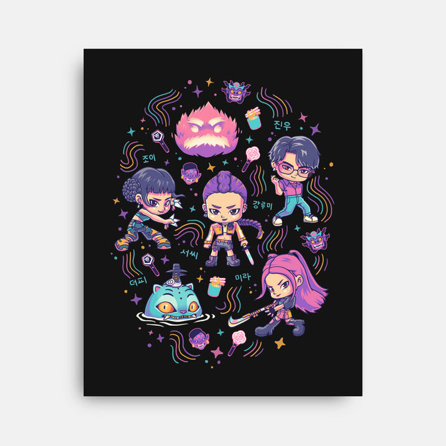 Happy Honmoon-None-Stretched-Canvas-Geekydog