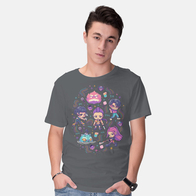 Happy Honmoon-Mens-Basic-Tee-Geekydog