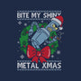 Shiny Metal Xmas-Womens-Fitted-Tee-Barbadifuoco
