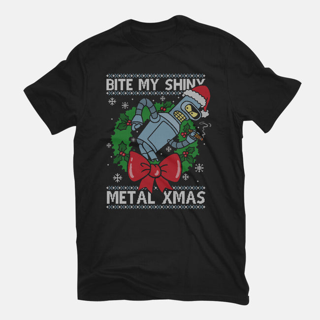 Shiny Metal Xmas-Mens-Heavyweight-Tee-Barbadifuoco