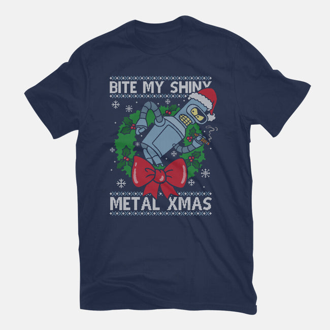 Shiny Metal Xmas-Mens-Heavyweight-Tee-Barbadifuoco