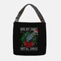 Shiny Metal Xmas-None-Adjustable Tote-Bag-Barbadifuoco