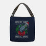 Shiny Metal Xmas-None-Adjustable Tote-Bag-Barbadifuoco