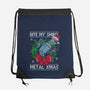 Shiny Metal Xmas-None-Drawstring-Bag-Barbadifuoco