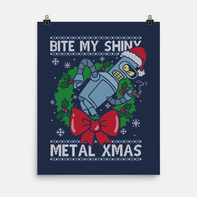 Shiny Metal Xmas-None-Matte-Poster-Barbadifuoco