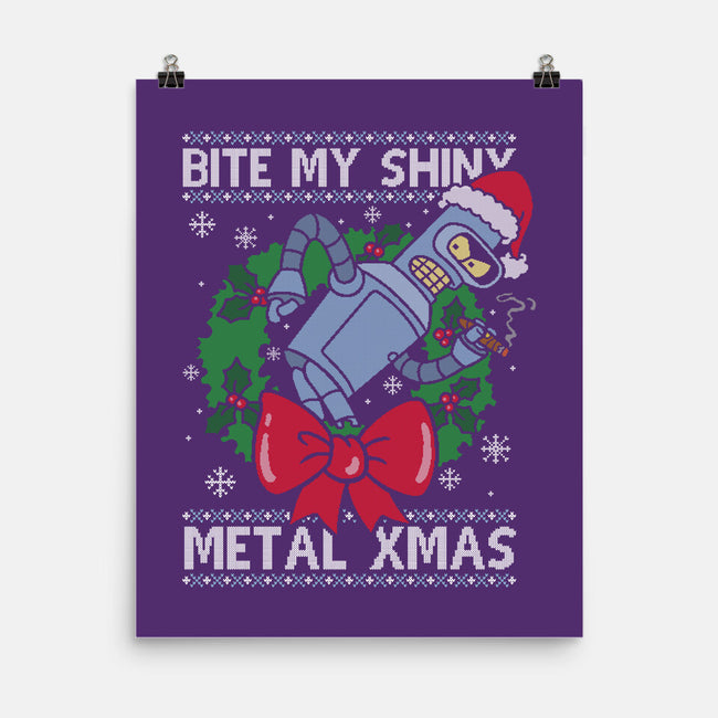 Shiny Metal Xmas-None-Matte-Poster-Barbadifuoco