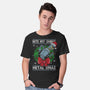 Shiny Metal Xmas-Mens-Basic-Tee-Barbadifuoco