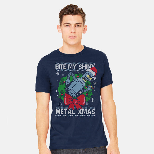 Shiny Metal Xmas-Mens-Heavyweight-Tee-Barbadifuoco