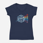 Prism Role Play Dices-Womens-V-Neck-Tee-Vallina84