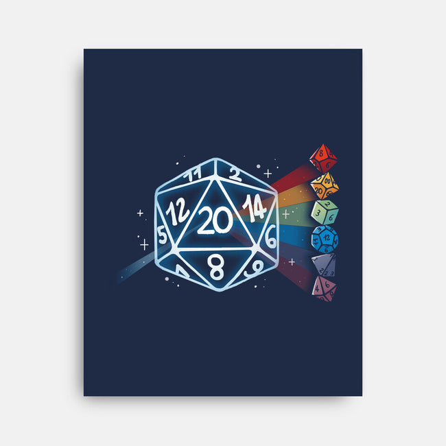 Prism Role Play Dices-None-Stretched-Canvas-Vallina84