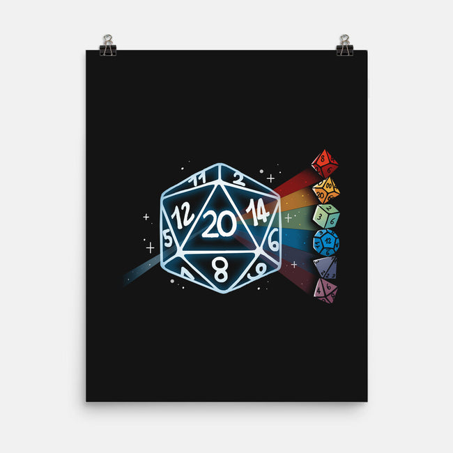 Prism Role Play Dices-None-Matte-Poster-Vallina84