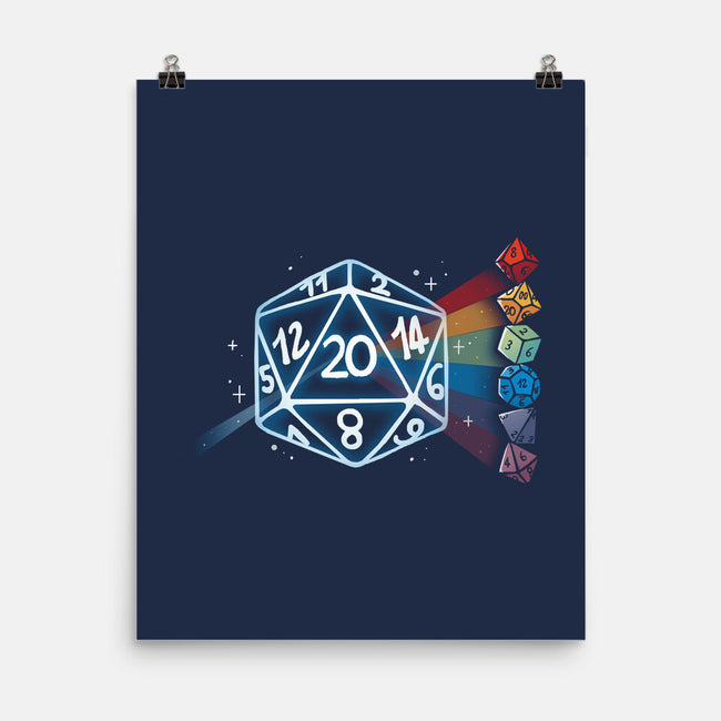 Prism Role Play Dices-None-Matte-Poster-Vallina84