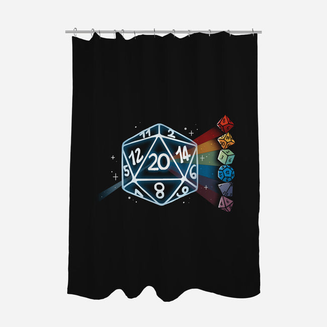 Prism Role Play Dices-None-Polyester-Shower Curtain-Vallina84