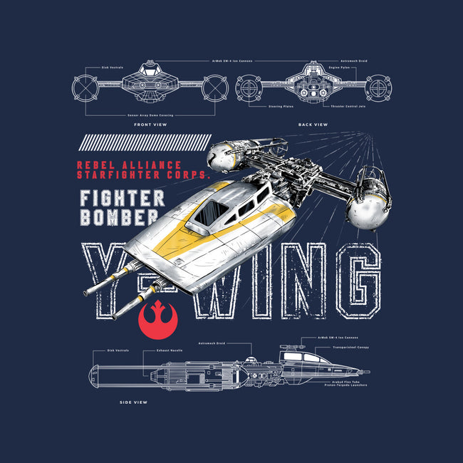 Fighter Bomber-Womens-Fitted-Tee-alfbocreative