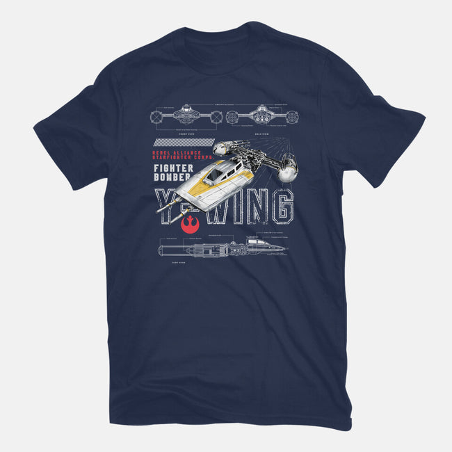Fighter Bomber-Womens-Fitted-Tee-alfbocreative