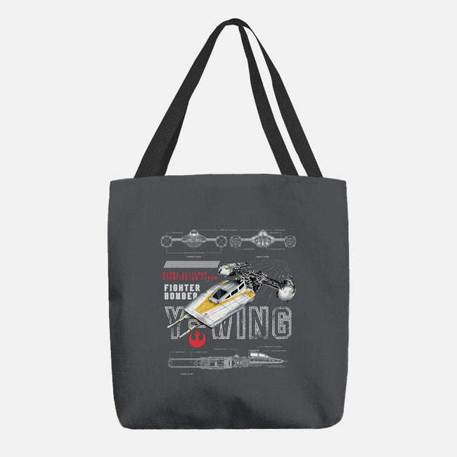 Fighter Bomber-None-Basic Tote-Bag-alfbocreative