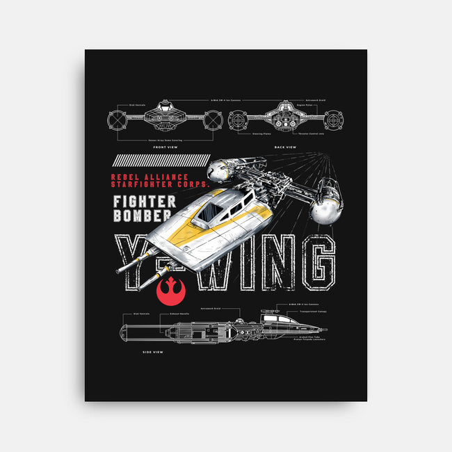 Fighter Bomber-None-Stretched-Canvas-alfbocreative