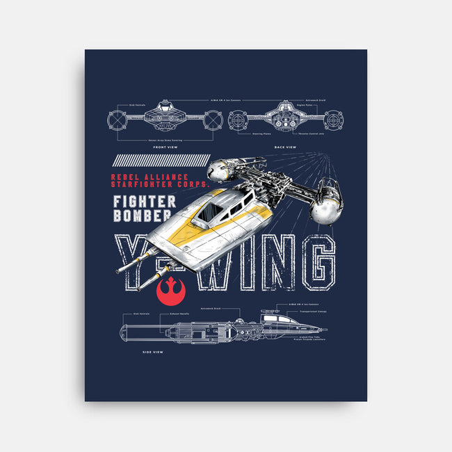 Fighter Bomber-None-Stretched-Canvas-alfbocreative