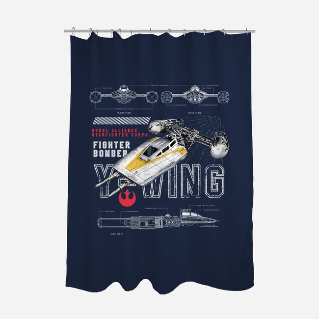 Fighter Bomber-None-Polyester-Shower Curtain-alfbocreative