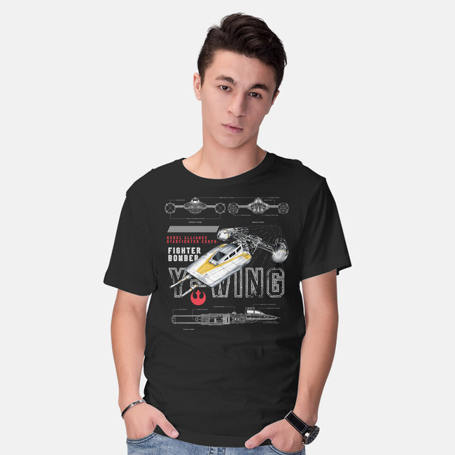 Fighter Bomber-Mens-Basic-Tee-alfbocreative