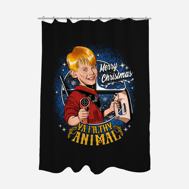 Filthy Animal-None-Polyester-Shower Curtain-Tronyx79