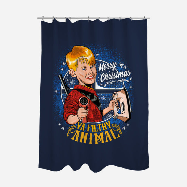 Filthy Animal-None-Polyester-Shower Curtain-Tronyx79