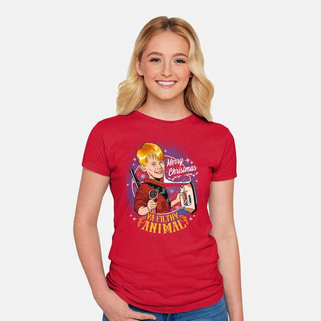 Filthy Animal-Womens-Fitted-Tee-Tronyx79