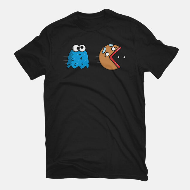 Cookie Man-Womens-Fitted-Tee-Raffiti
