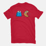 Cookie Man-Womens-Fitted-Tee-Raffiti
