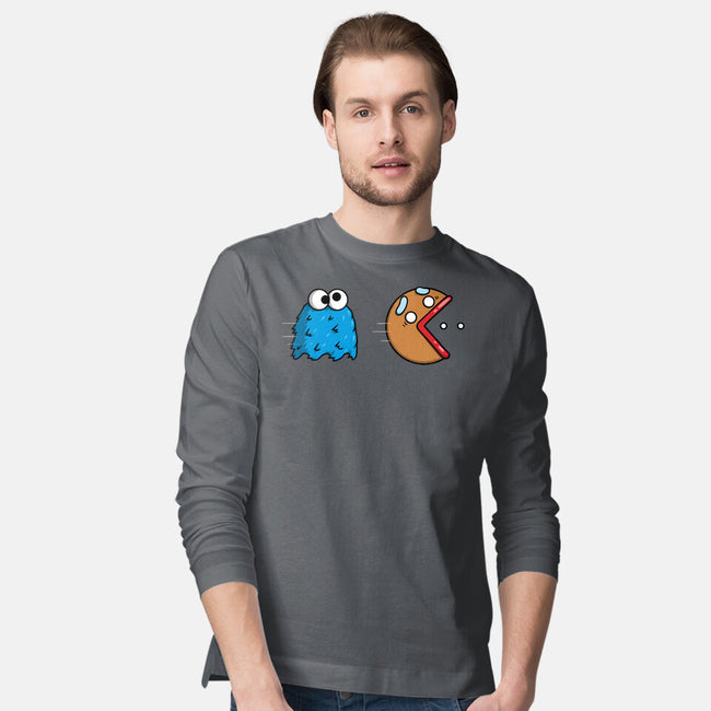 Cookie Man-Mens-Long Sleeved-Tee-Raffiti