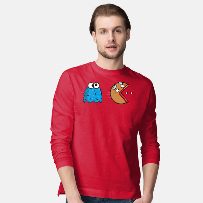 Cookie Man-Mens-Long Sleeved-Tee-Raffiti
