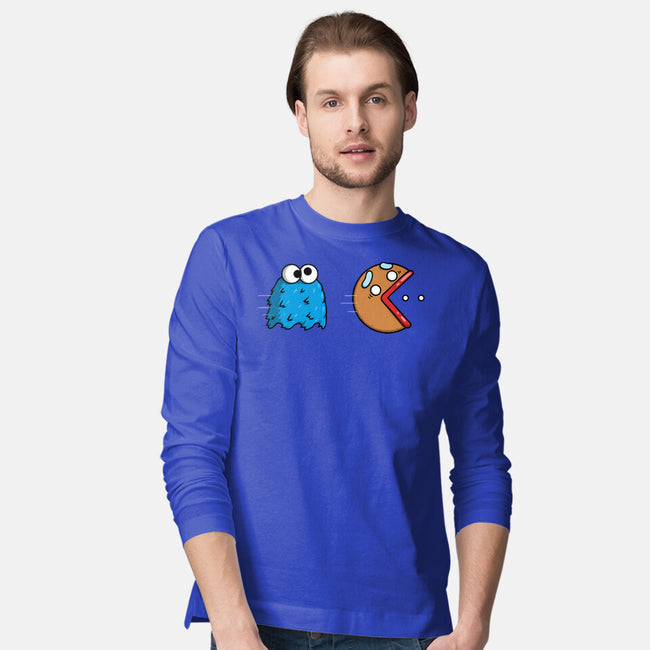 Cookie Man-Mens-Long Sleeved-Tee-Raffiti