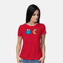 Cookie Man-Womens-Basic-Tee-Raffiti