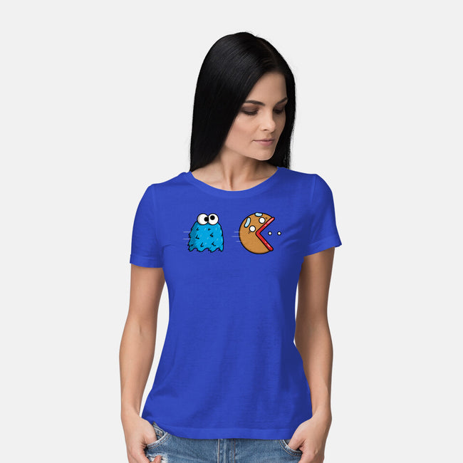 Cookie Man-Womens-Basic-Tee-Raffiti
